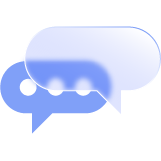 A text bubble being converted to speech