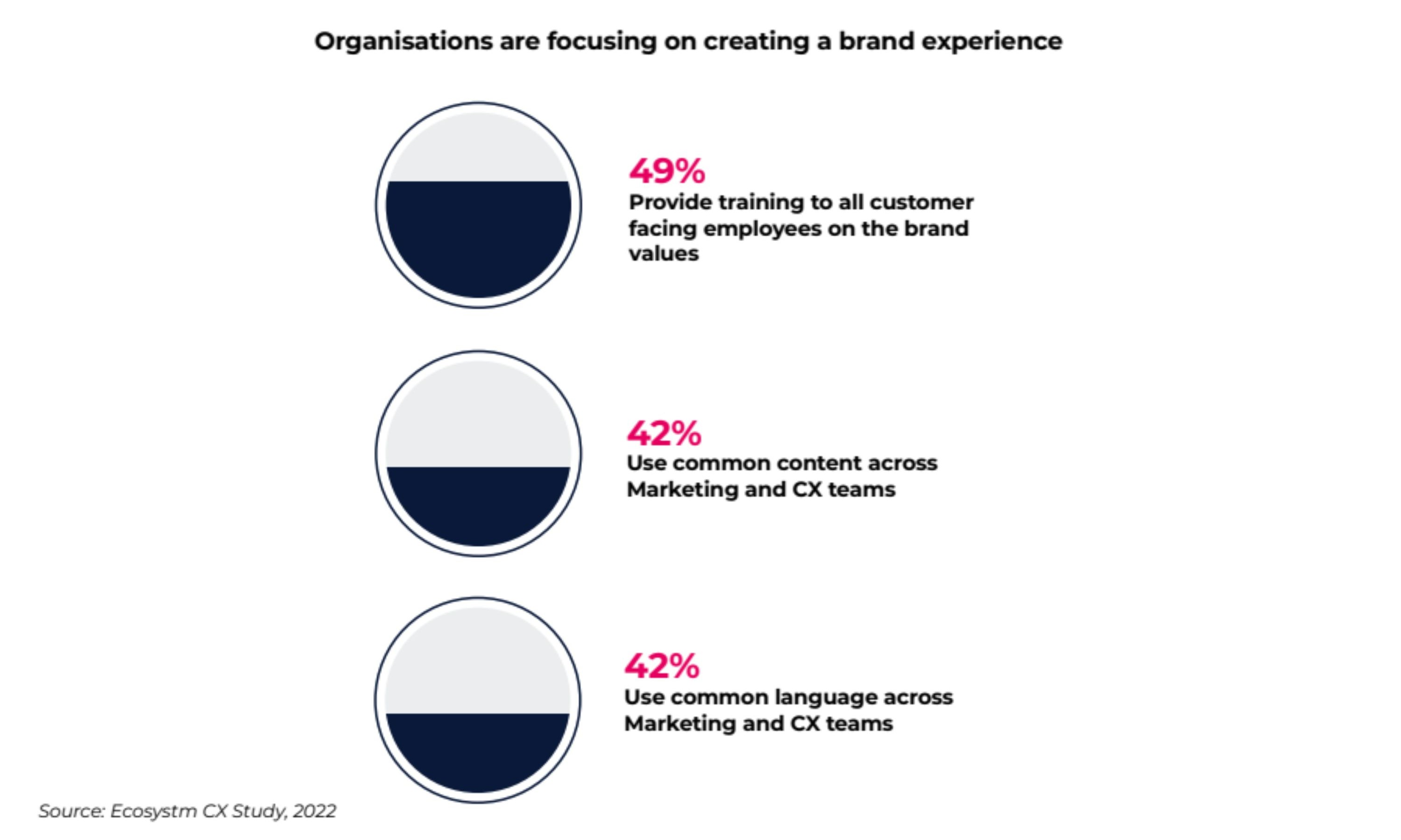 Infographic explaining brand experience