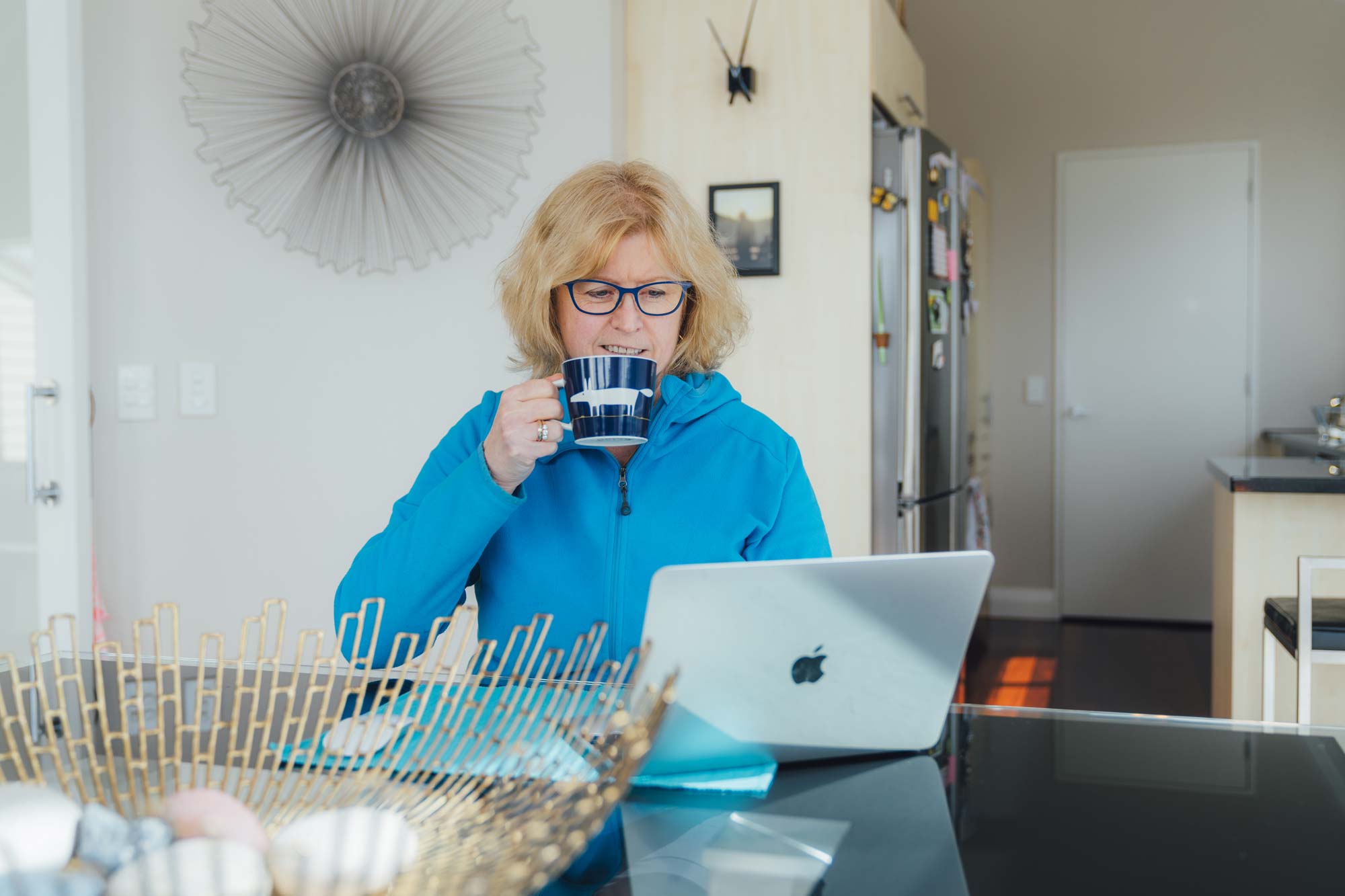 Rose Ruane working from home