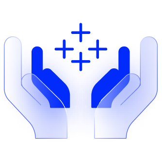 Hands holding up their fingers