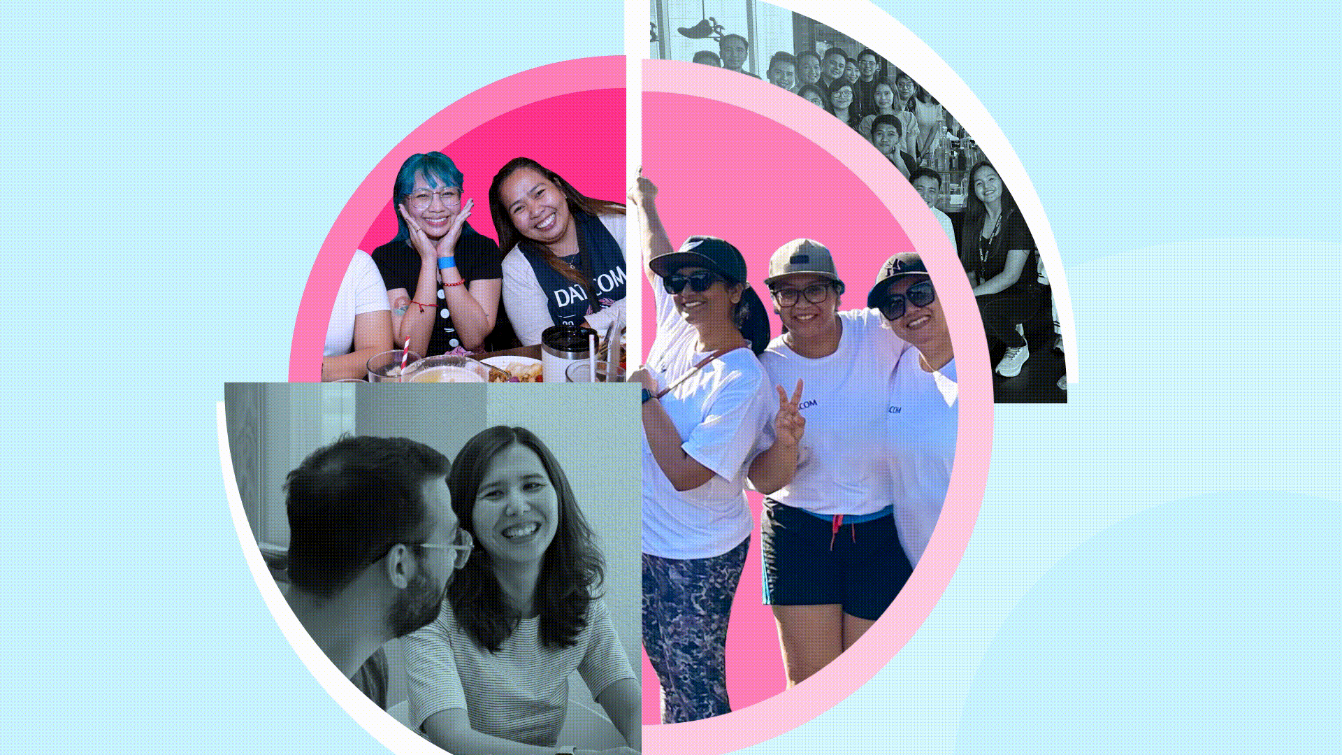 A circle of Datacom moments from 2023
