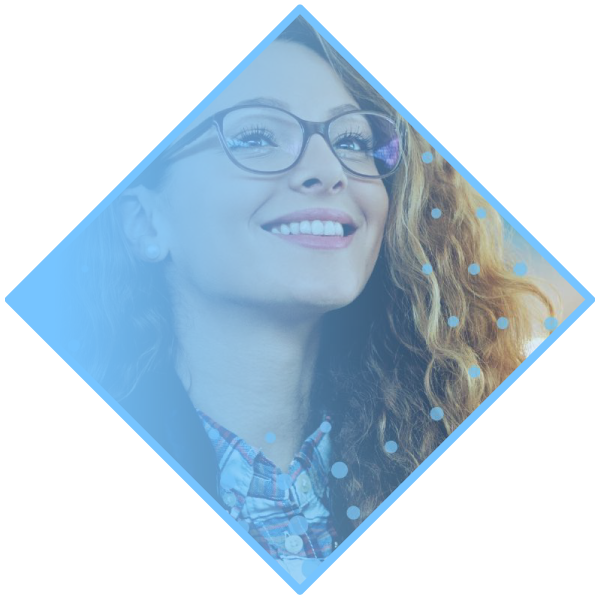 A ligh blue tick icon
