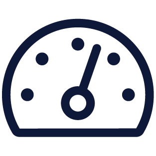 A rev counter icon